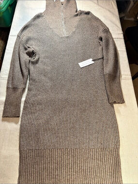 Splendid Knit Maxi Dress in Brown Size XL NWT
